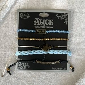 Alice in Wonderland bracelet set